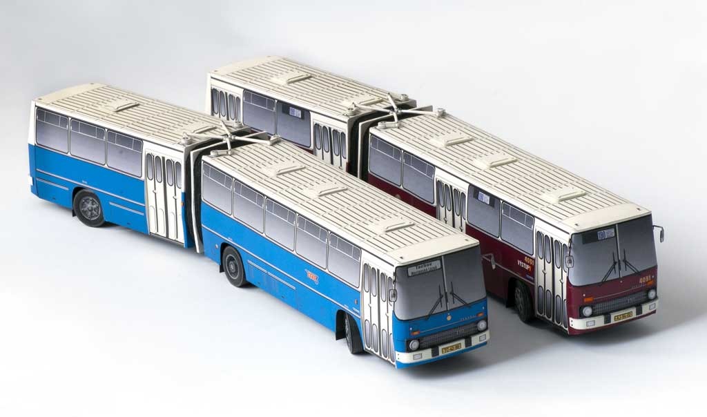 autobus kĺbový - Ikarus 280.08 (DP Praha)